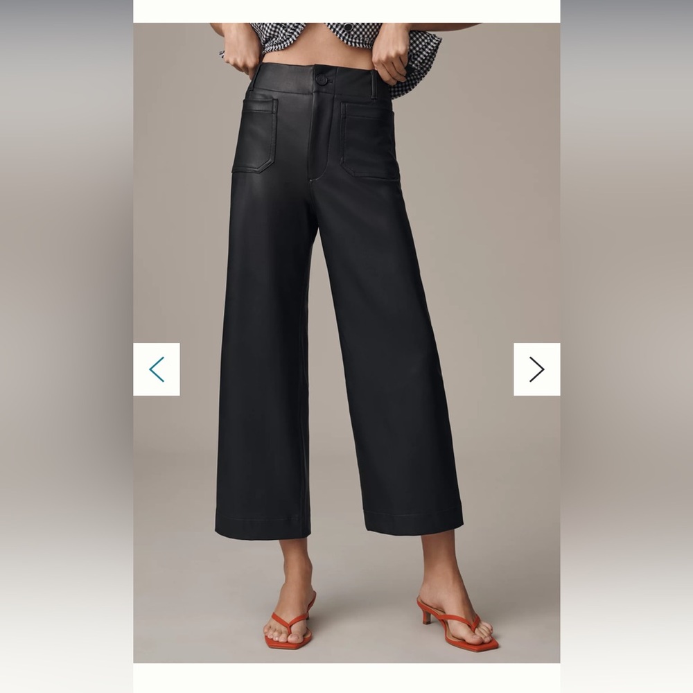 Maeve The Colette Cropped Wide-Leg Pants